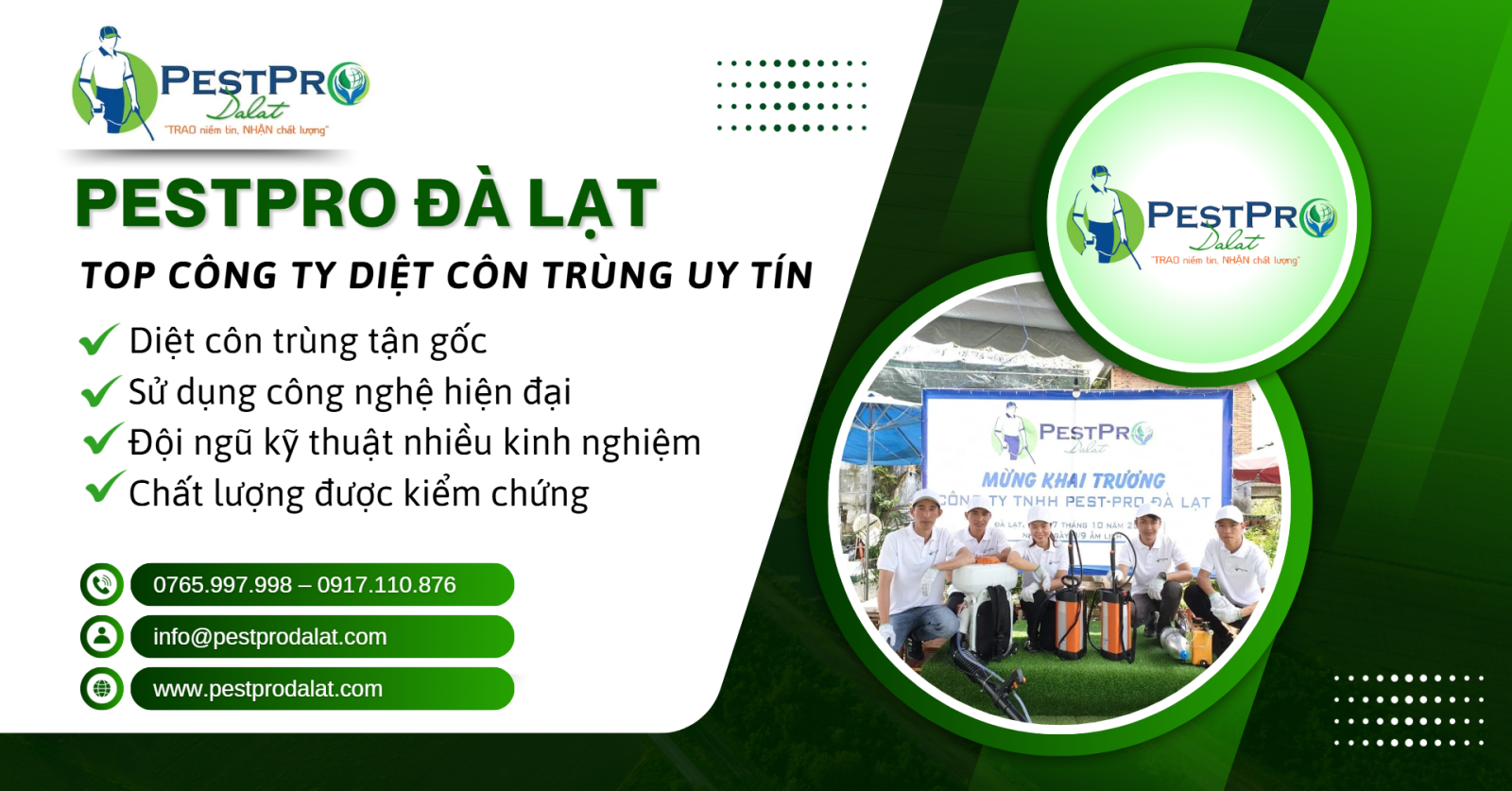 Đơn Vị Diệt Côn Trùng TPHCM Uy Tín Giá Rẻ Tại Đà Lạt 