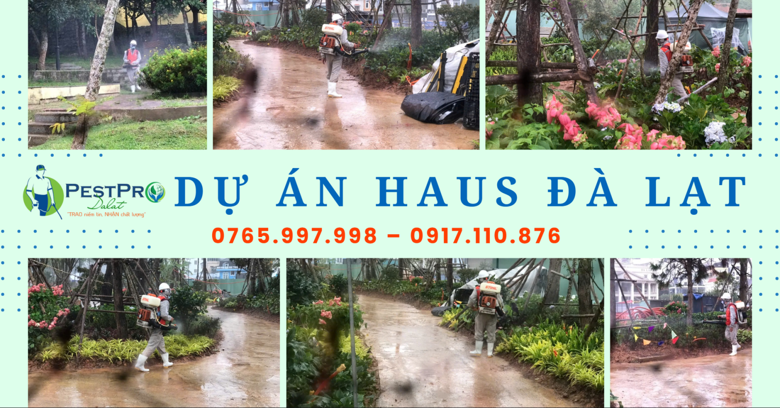 Dự Án Diệt Côn Trùng Tổng Hợp Tại Haus Đà Lạt - PESTPRO ĐÀ LẠT