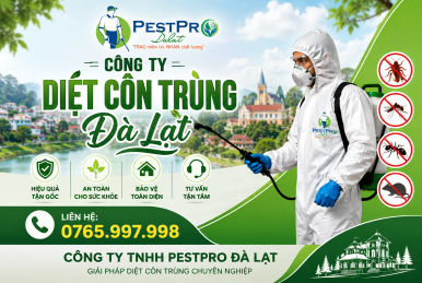Công ty diệt côn trùng Đà Lạt Chuyên Nghiệp Tận Gốc – PESTPRO