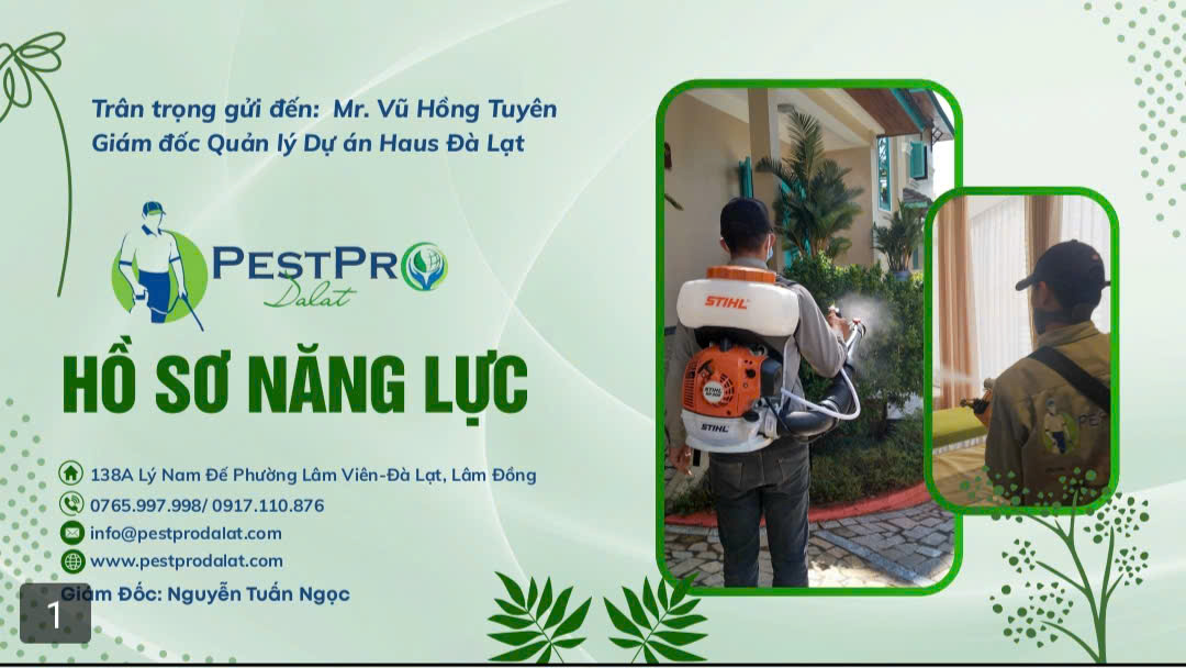 Top 1 Công Ty Diệt Côn Trùng Uy Tín Tại Đà Lạt