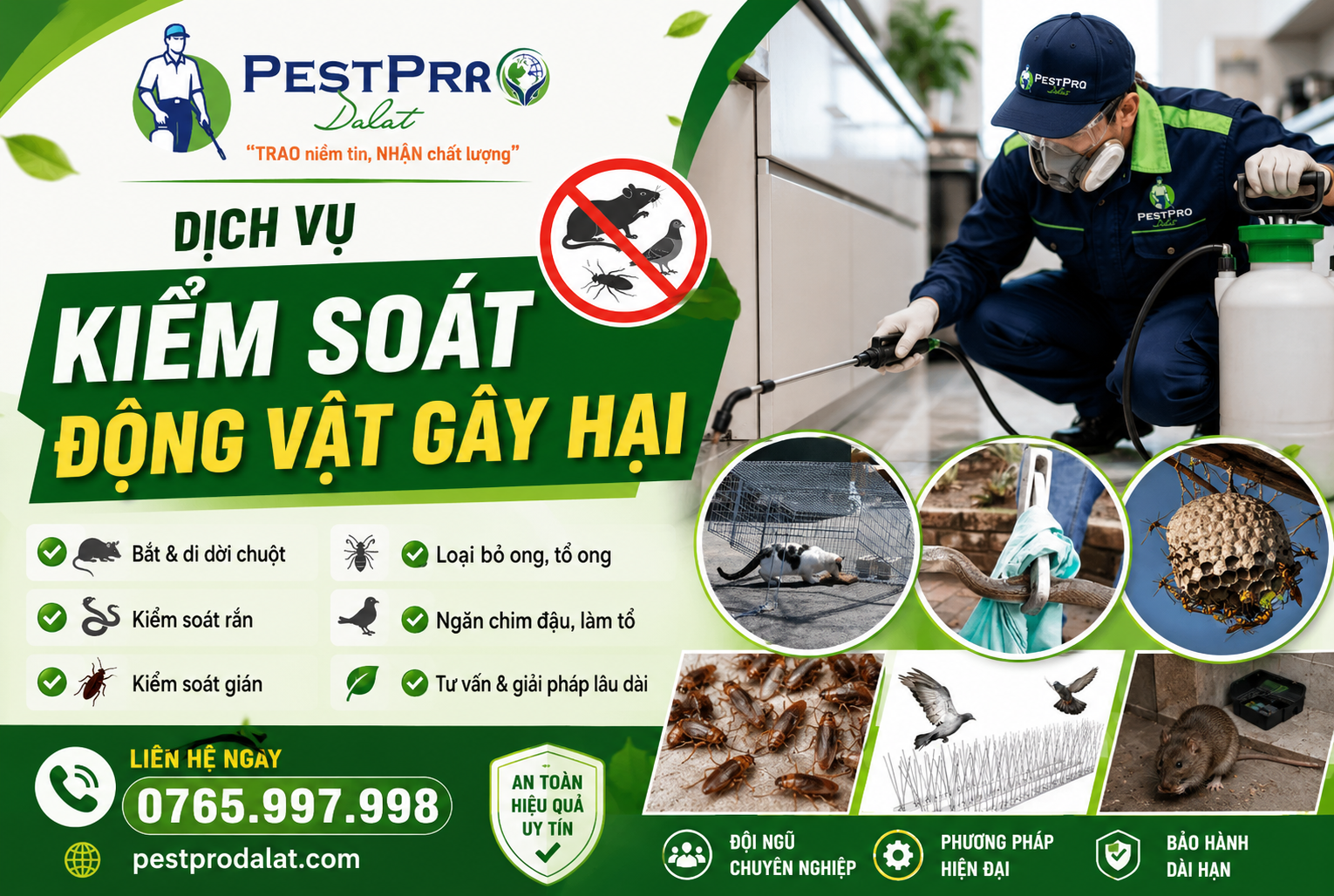 Kiểm Soát Động Vật Gây Hại