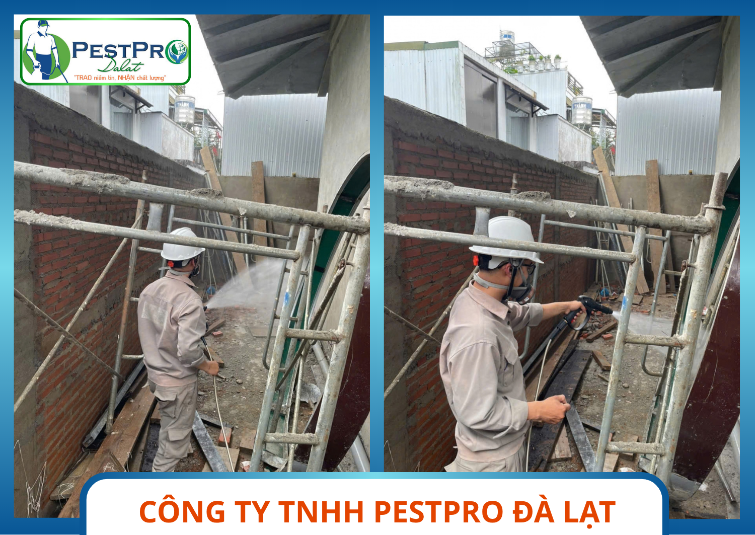 Công Ty Diệt Côn Trùng Tại Bình Thuận – kỹ thuật viên PestPro Đà Lạt phun khói nhiệt diệt muỗi khu dân cư