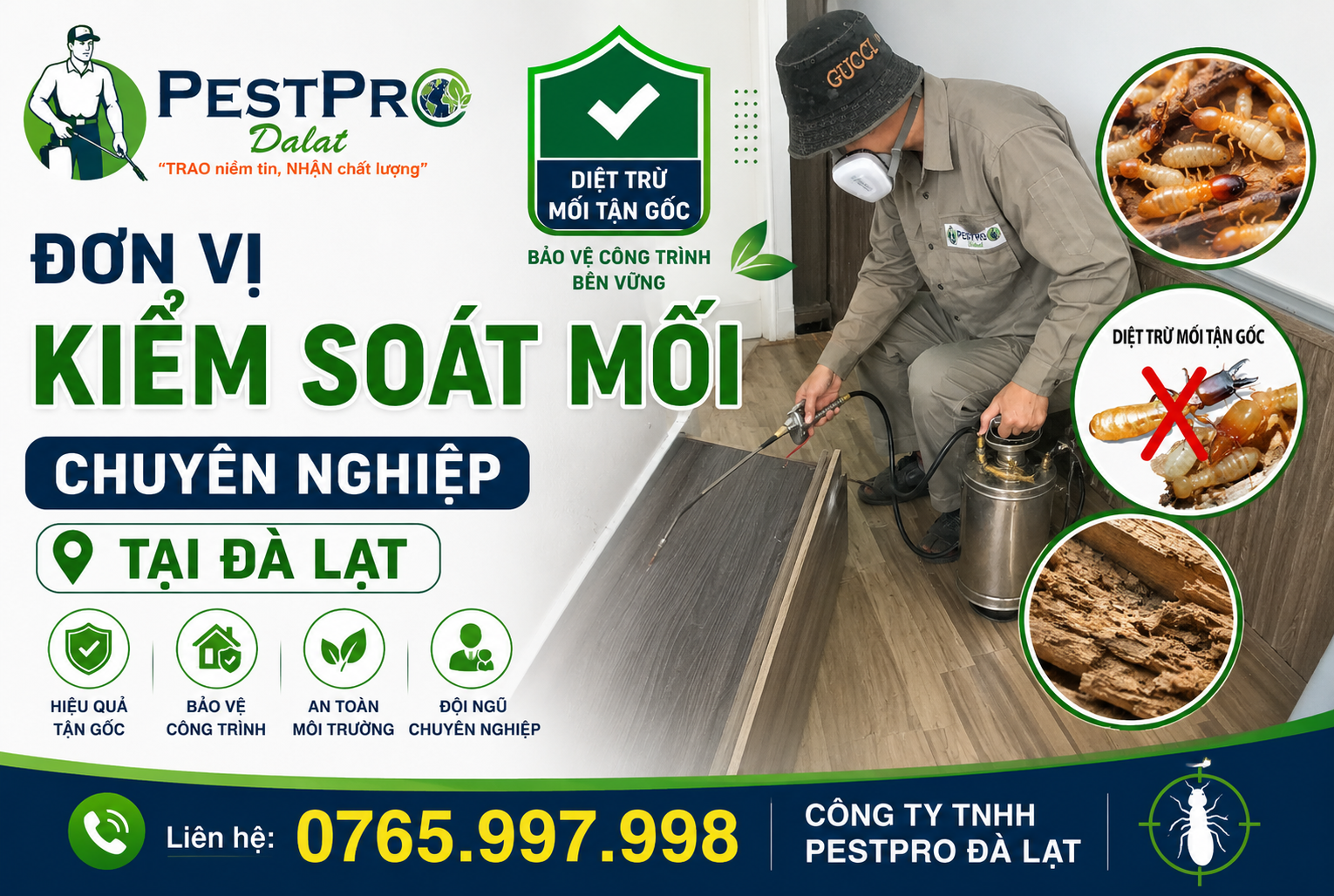 Đơn Vị Kiểm Soát Mối Chuyên Nghiệp Tại Đà Lạt