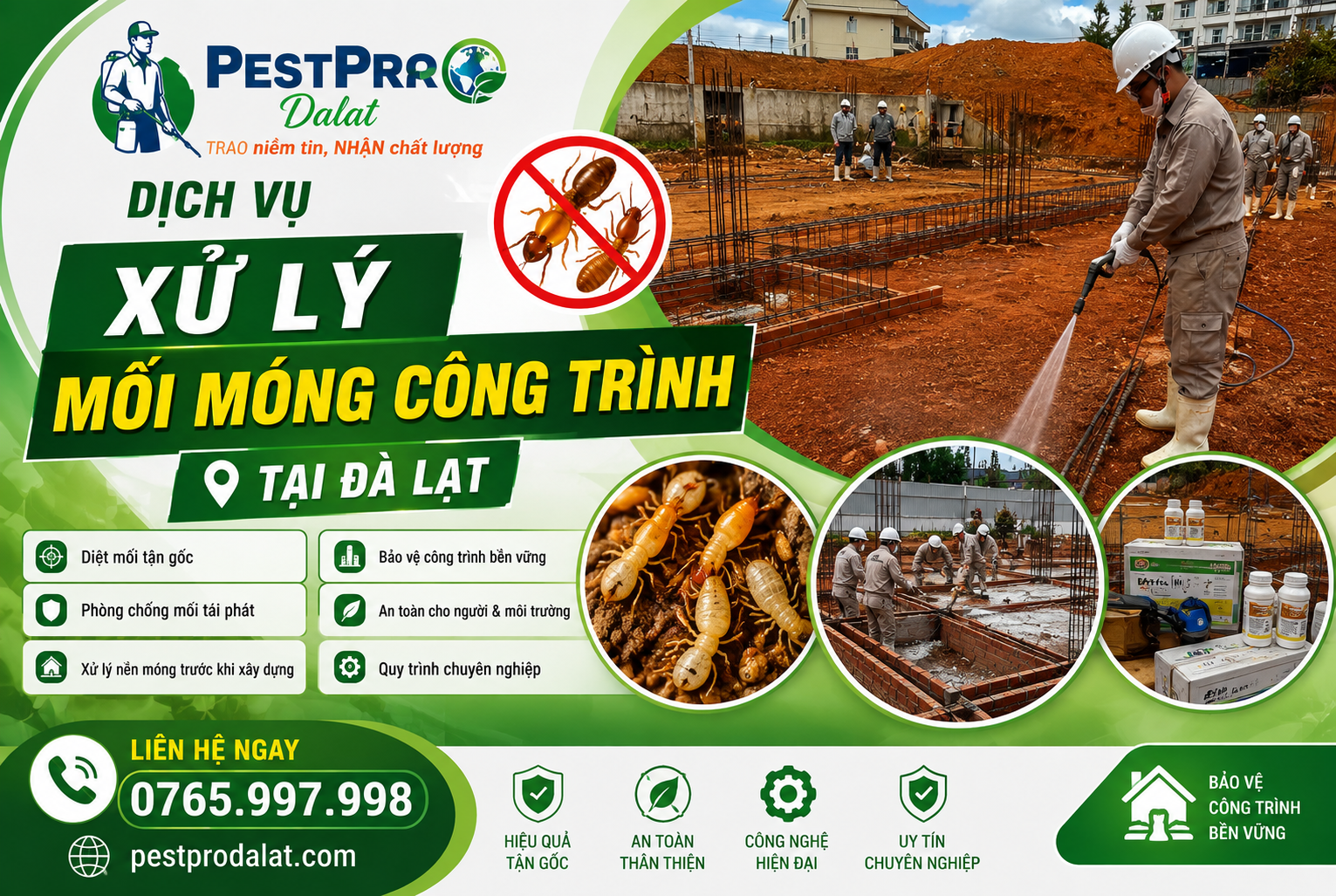 Xử Lý Mối Nền Móng Công Trình